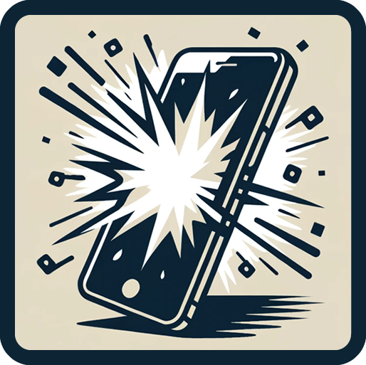 Exploding Phones App Logo